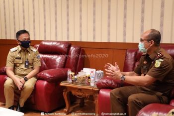Bupati bersama unsur forkopimda sambut Kajari Bantaeng yang baru