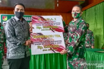 Jurnalis Antara Sulteng raih juara satu lomba karya jurnalistik TMMD