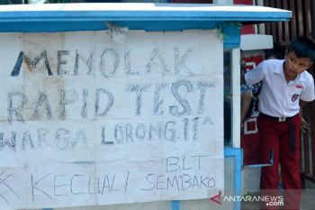 Warga Makassar tolak ikut rapid test