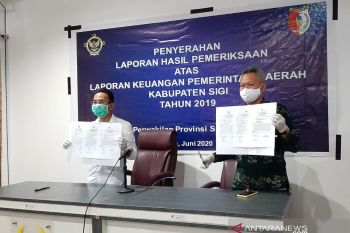 Pemkab Sigi  raih WTP pengelolaan keuangan-aset daerah dari BPK