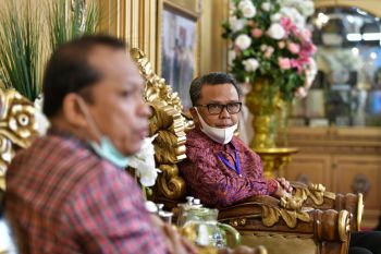 Kepala Kanwil Kemenkumham Sulsel bersilaturahim dengan Gubernur