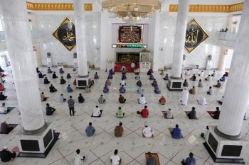 Masjid Agung Syekh Yusuf di Kabupaten Gowa difungsikan kembali