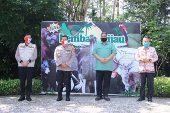Polda Lampung tinjau kesiapan objek wisata Lembah Hijau hadapi normal baru