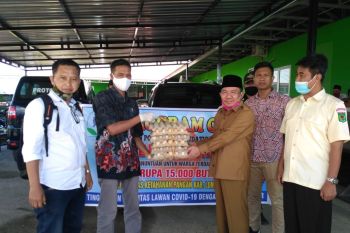 Bupati Lombok Utara Terima Bantuan Telur dari Charoen Pokphand Foundation Indonesia