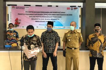 KPU Kota Makassar lantik 491 anggota PPS