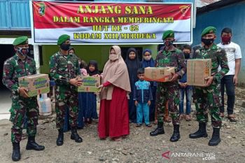 Yonif 711 bakti sosial di empat daerah wilayah Sulteng