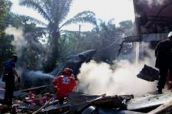 Pesawat TNI AU jatuh di Riau