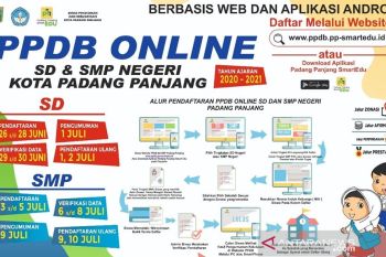 Padang Panjang laksanakan penerimaan siswa baru secara daring dimulai 26 Juni 2020