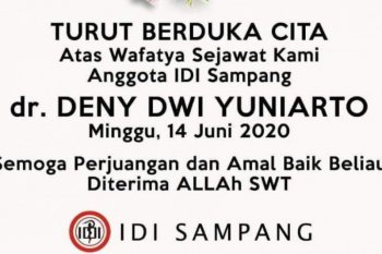 Dokter di Madura meninggal karena COVID-19