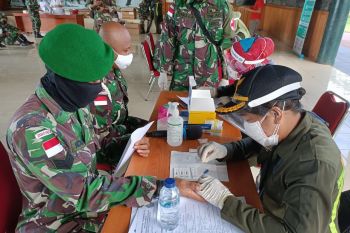 Korem 174/ATW Merauke lakukan tes cepat prajurit purna tugas