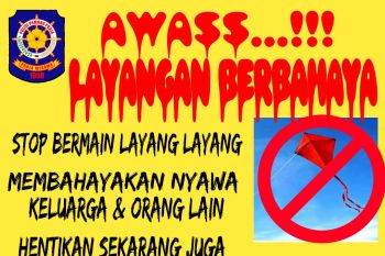 Warga yang bermain layang-layang di Kota Mataram bakal dijatuhi sanksi
