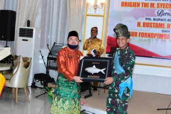 Danrem 031 Wirabima kunker ke Bengkalis,  ini harapan Plh Bupati