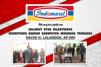 Indomaret - Pelantikan Sekda Kabupaten Minahasa Tenggara