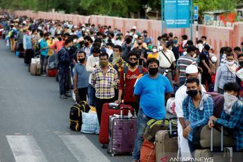 India konfirmasi rekor 15.000 kasus baru COVID-19 dalam sehari