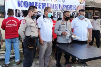 Polisi tangkap tujuh penambang emas ilegal