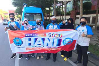 BNNP Sulsel peringati HANI bagikan 1.500 masker