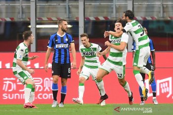 Inter bermain imbang 3-3 atas Sassuolo