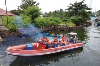 Tim Basarnas Kendari cari nelayan korban tabrakan "tugboat"