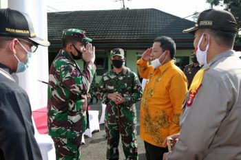 Pangdam Sriwijaya kunjungi Lampung untuk memastikan penyebaran COVID-19 terkendali