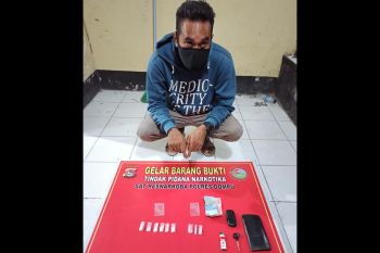 Staf Desa di Bima kedapatan miliki 8,13 gram sabu diamankan polisi