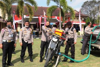 Kapolda dorong personel kreatif siapkan alat pemadam karhutla