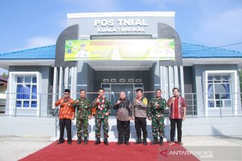 Danlanal Palembang terima hibah bangunan Pos TNI-AL Kuala Tungkal
