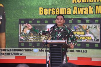Danrem 174: Media ekspouse berita pedomani KEJ wartawan