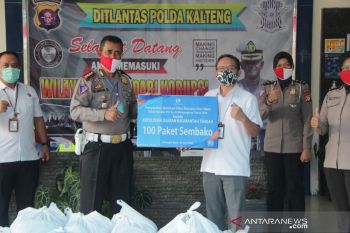 Jasa Raharja Kalteng salurkan bantuan untuk warga terdampak COVID-19
