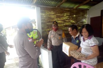 Peringati hari Bhayangkara ke-74, Polres Sangihe bantu panti asuhan