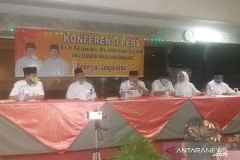 Bupati dan Wakil Bupati OKU Kuryana Azis-JA maju kembali sebagai pasangan calon petahana di Pilkada 2020
