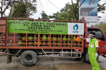 Penyaluran BBM dan LPG pascalongsor Palopo-Toraja lancar