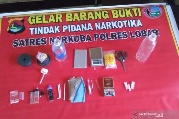 Polres Lombok Barat menangkap pengedar narkoba