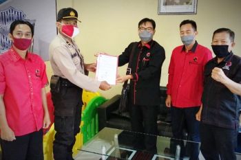 DPC PDIP Barito Selatan laporkan pembakaran bendera partai