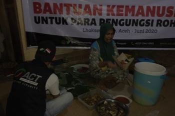 ACT Lampung kumpulkan bantuan pangan untuk membantu pengungsi Rohingya