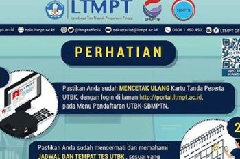 Peserta UTBK perlu memperhatikan ini