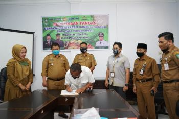 DKP Bengkalis teken MoU dengan Bulog