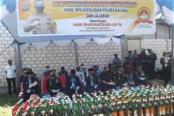 Kapolres Baubau: 80 persen angka kriminalitaskarena pengaruh minuman beralkohol