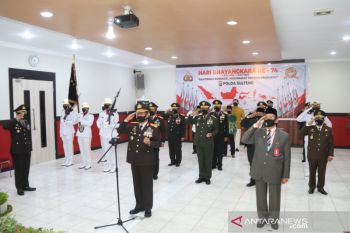 Polda laksanakan upacara Hari Bhayangkara secara virtual