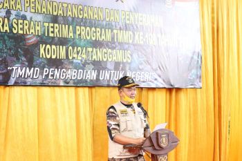 Wakil Bupati Pringsewu buka TMMD ke 108 tahun 2020