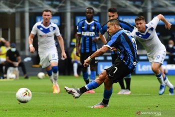Ashley Young buka keunggulan, saat Inter jamu Brescia enam gol tanpa balas