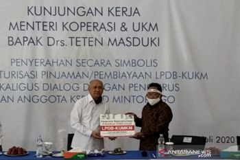 500 anggota koperasi Demak terima pinjaman modal pemulihan ekonomi