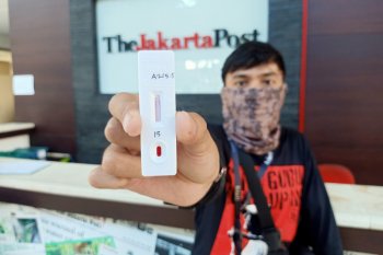 The Jakarta Post lokasi kedelapan pelaksanaan "rapid test" LKBN ANTARA