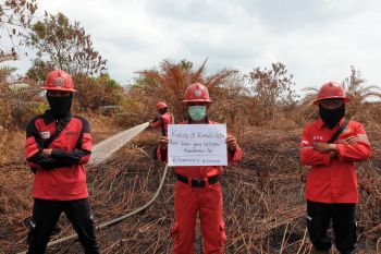 Cerita tim kebakaran Sinarmas tetap siaga kala Pandemi COVID-19 melanda