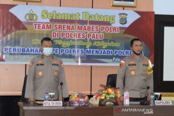 Tim Mabes Polri tinjau kelayakan perubahan tipe Polres Palu