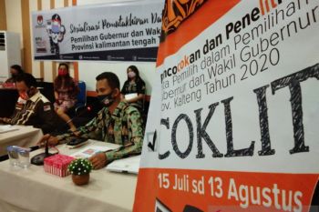 KPU Kalteng pastikan Coklit data pemilih menerapkan protokol kesehatan