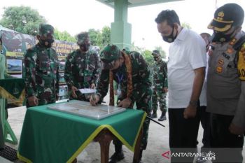 Pangdam II Sriwijaya Kunker ke Muba, dorong sinergitas cegah COVID-19 dan Karhutla