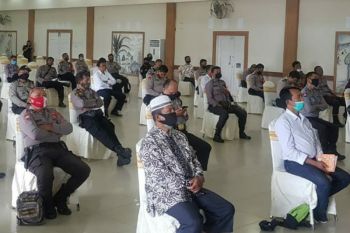 Polres Simalungun gelar sosialisasi penanganan pasien COVID-19 dan adaptasi kebiasaan baru