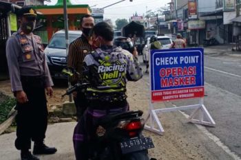 Gugus Tugas COVID-19 Wonosobo giatkan operasi masker
