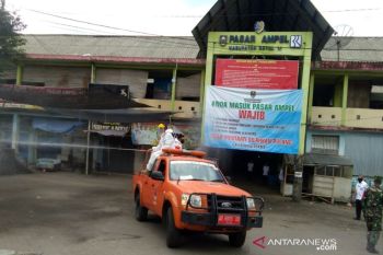 Seorang pedagang positif corona, Pasar Ampel Boyolali ditutup
