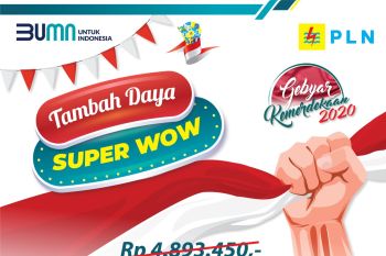 Sambut kemerdekaan RI, tambah daya listrik hanya Rp170.845,-